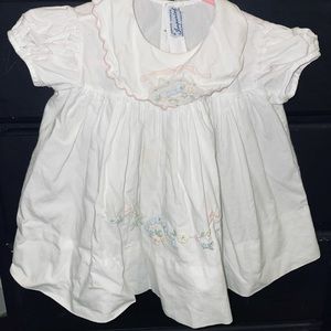 Bluebird Smocked Baby Dress
